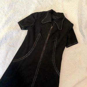 Dagger collar dress